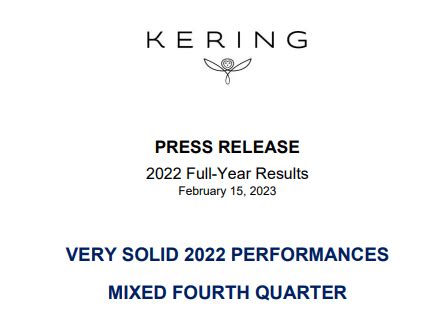 kering annual report 2022.